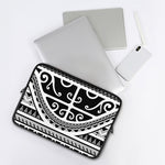 Polynesian Tribal Tattoo Pattern Print Laptop Sleeve