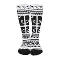Polynesian Tribal Tattoo Pattern Print Long Socks