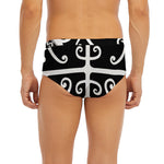 Polynesian Tribal Tattoo Pattern Print Men's Briefs