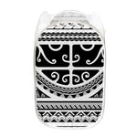 Polynesian Tribal Tattoo Pattern Print Mesh Laundry Hamper