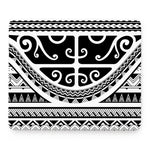 Polynesian Tribal Tattoo Pattern Print Mouse Pad