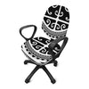 Polynesian Tribal Tattoo Pattern Print Office Chair Cover