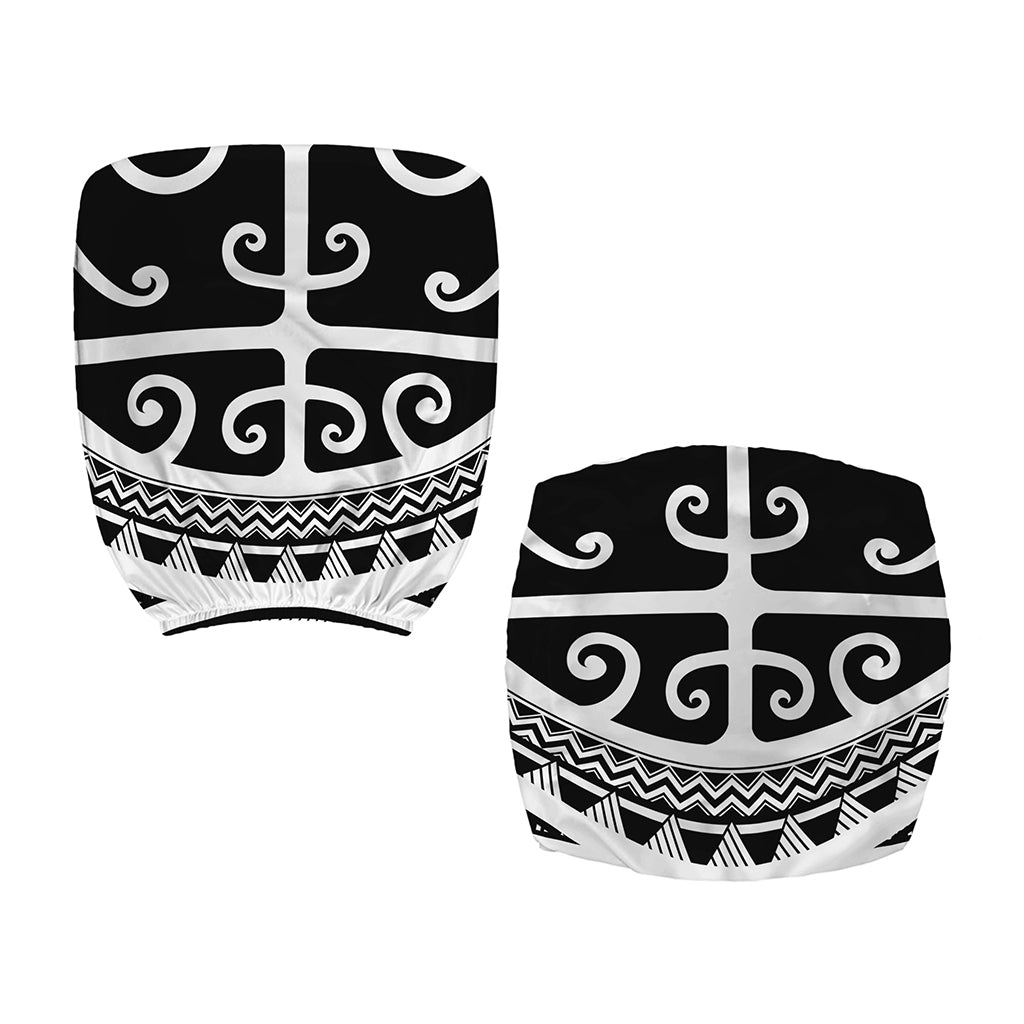 Polynesian Tribal Tattoo Pattern Print Office Chair Cover