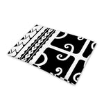 Polynesian Tribal Tattoo Pattern Print Pet Cooling Mat Cover
