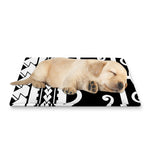 Polynesian Tribal Tattoo Pattern Print Pet Cooling Mat Cover