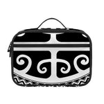 Polynesian Tribal Tattoo Pattern Print Portable Lunch Bag