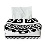 Polynesian Tribal Tattoo Pattern Print Rectangle Tissue Box Cover