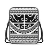 Polynesian Tribal Tattoo Pattern Print Rectangular Crossbody Bag