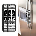 Polynesian Tribal Tattoo Pattern Print Refrigerator Handle Covers