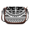 Polynesian Tribal Tattoo Pattern Print Saddle Bag