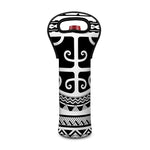 Polynesian Tribal Tattoo Pattern Print Single Neoprene Wine Tote