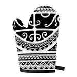 Polynesian Tribal Tattoo Pattern Print Single Oven Mitt