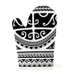 Polynesian Tribal Tattoo Pattern Print Single Oven Mitt