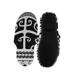 Polynesian Tribal Tattoo Pattern Print Slippers