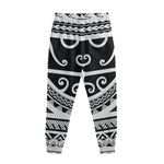 Polynesian Tribal Tattoo Pattern Print Sweatpants