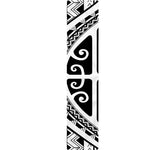 Polynesian Tribal Tattoo Pattern Print Table Runner