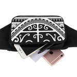 Polynesian Tribal Tattoo Pattern Print Waist Bag