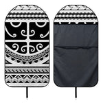 Polynesian Tribal Tattoo Pattern Print Waterproof Car Seat Cover