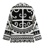 Polynesian Tribal Tattoo Pattern Print Women's Blazer