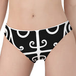 Polynesian Tribal Tattoo Pattern Print Women's Panties