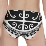 Polynesian Tribal Tattoo Pattern Print Women's Panties