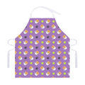 Pomeranian In Tea Cup Pattern Print Adjustable Apron