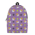 Pomeranian In Tea Cup Pattern Print School Backpack