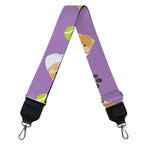 Pomeranian In Tea Cup Pattern Print Bag Strap