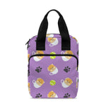 Pomeranian In Tea Cup Pattern Print Bible Tote Bag