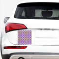 Pomeranian In Tea Cup Pattern Print Car Sticker