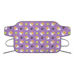 Pomeranian In Tea Cup Pattern Print Car Windshield Snow Cover