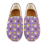 Pomeranian In Tea Cup Pattern Print Casual Shoes