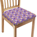 Pomeranian In Tea Cup Pattern Print Chair Cushion Cover