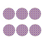 Pomeranian In Tea Cup Pattern Print Coaster Set