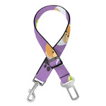 Pomeranian In Tea Cup Pattern Print Dog Seat Belt