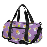 Pomeranian In Tea Cup Pattern Print Gym Bag