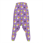 Pomeranian In Tea Cup Pattern Print Hammer Pants