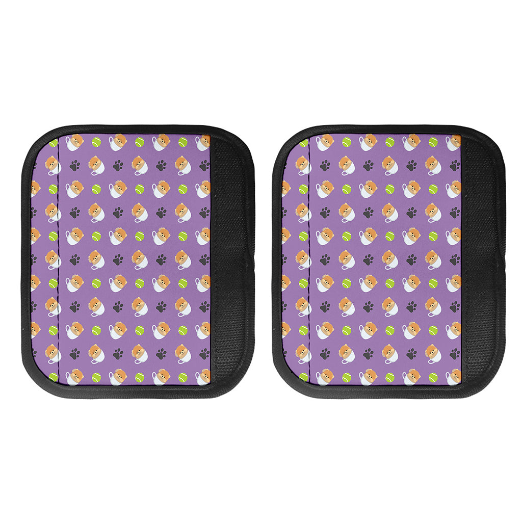 Pomeranian In Tea Cup Pattern Print Handle Covers