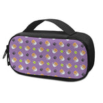 Pomeranian In Tea Cup Pattern Print Insulin Cooler Travel Case