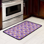 Pomeranian In Tea Cup Pattern Print Kitchen Mat