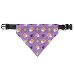 Pomeranian In Tea Cup Pattern Print Over The Collar Dog Bandana