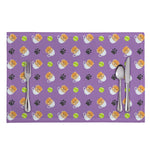 Pomeranian In Tea Cup Pattern Print Placemat