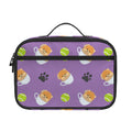 Pomeranian In Tea Cup Pattern Print Portable Lunch Bag