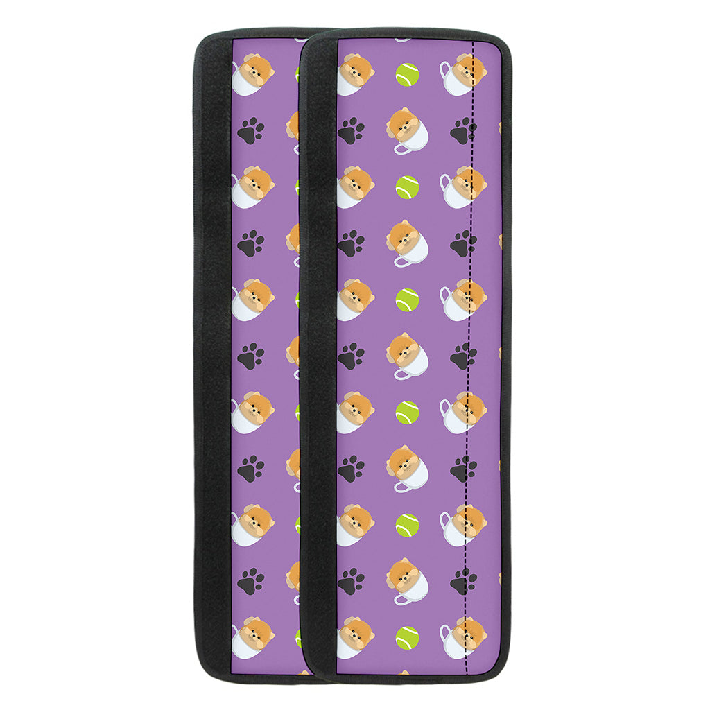 Pomeranian In Tea Cup Pattern Print Refrigerator Handle Covers