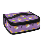 Pomeranian In Tea Cup Pattern Print Small Lunch Bag