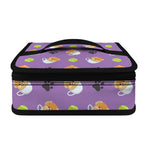 Pomeranian In Tea Cup Pattern Print Small Lunch Bag