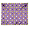 Pomeranian In Tea Cup Pattern Print Tapestry