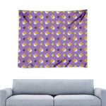 Pomeranian In Tea Cup Pattern Print Tapestry