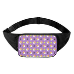Pomeranian In Tea Cup Pattern Print Waist Bag
