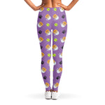Pomeranian In Tea Cup Pattern Print Women's Leggings